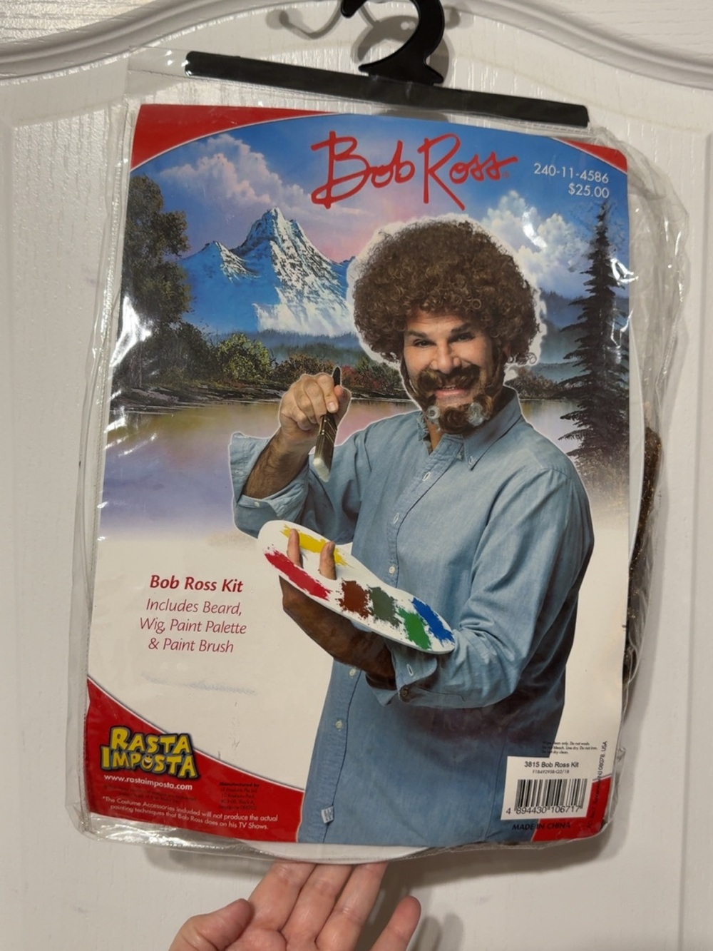 Bob Ross Halloween Costume